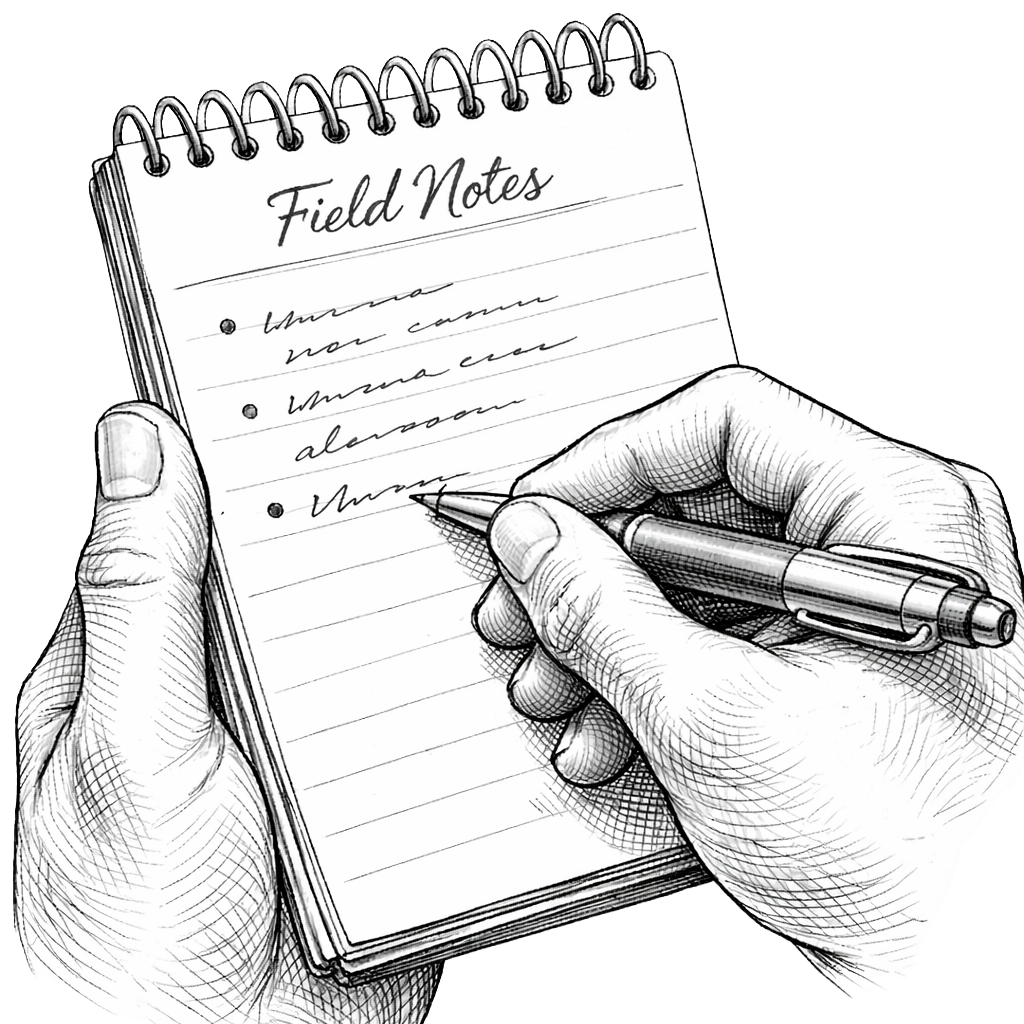 Field Notes illustration