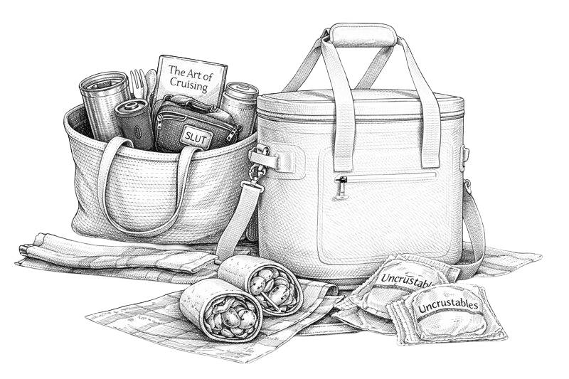 How to pack for a gay nude beach day